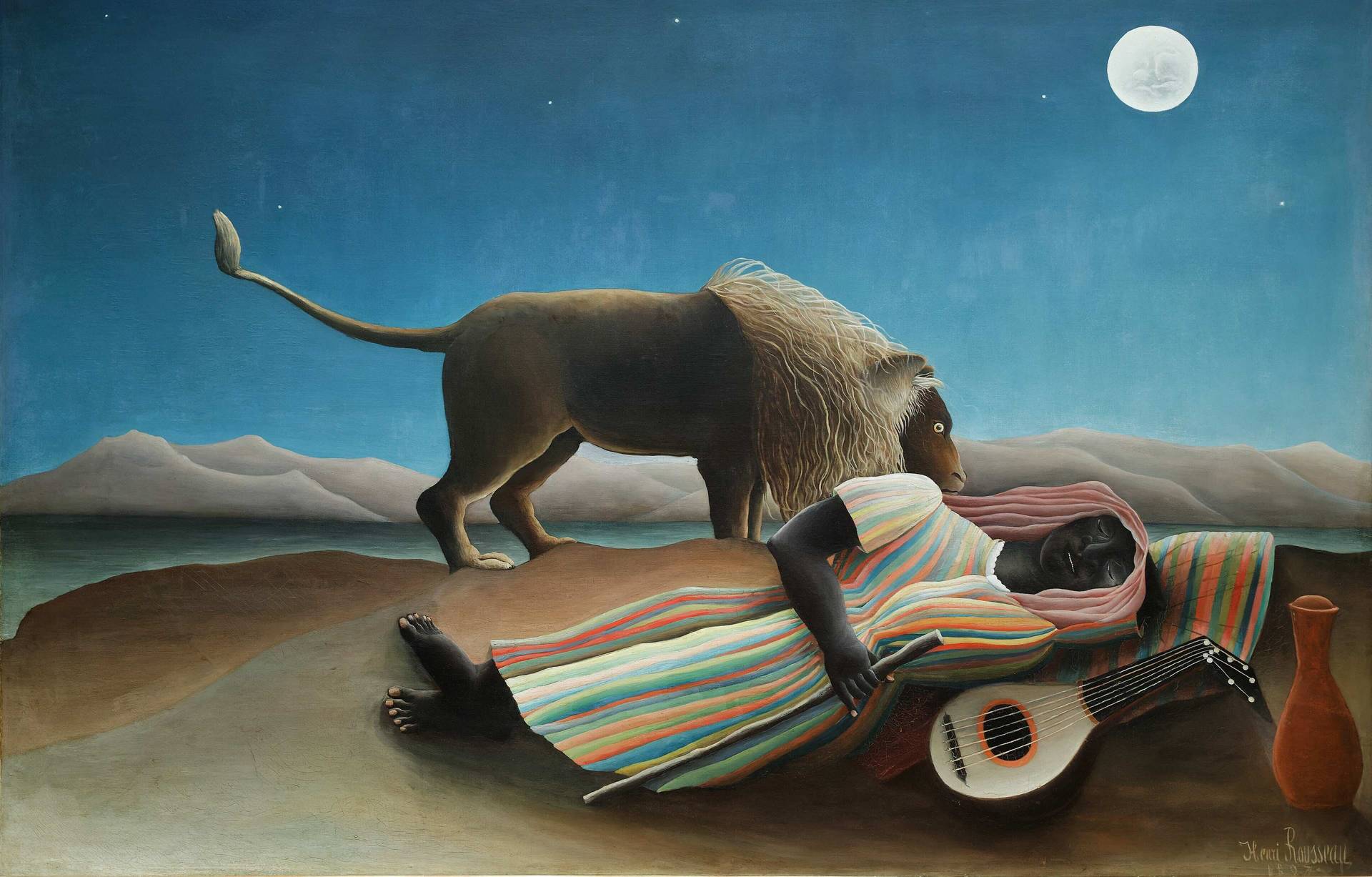 The Sleeping Gypsy, by Henri Rousseau (1897)