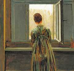 Caspar David Friedrich - Woman at a Window (1822)
