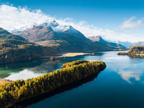 Lake Sils by Sils Maria, Switzerland