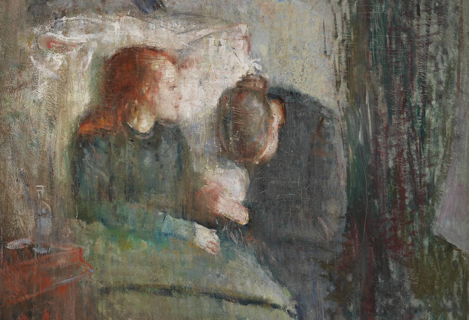 The Sick Child, Edvard Munch (1855)