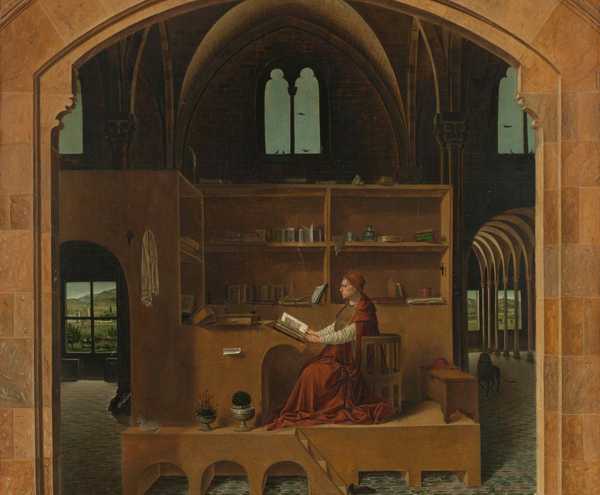 Saint Jerome in his Study, by Antonello da Messina (1474)
