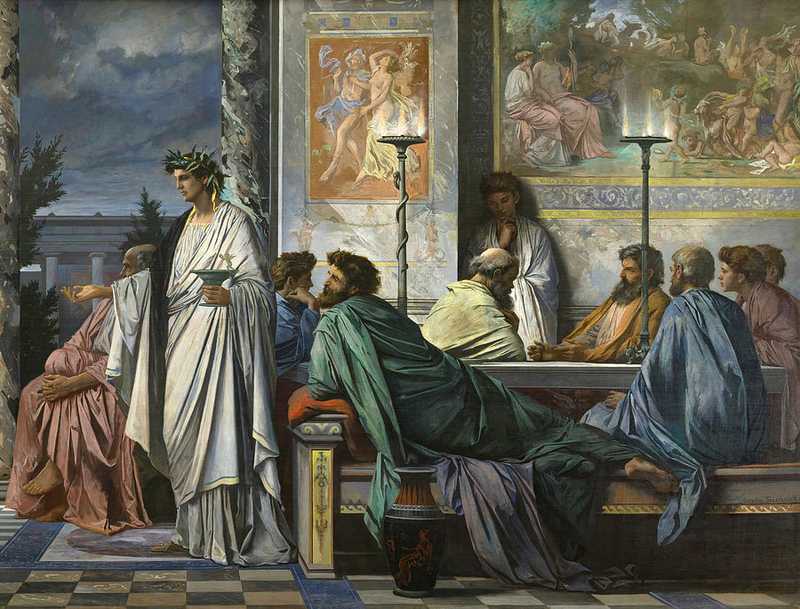 Plato's Symposium, by Anselm Feuerbach (1869)