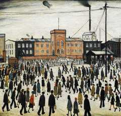 Going to Work, by L. S. Lowry (1943)