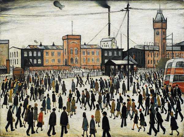 Going to Work, by L. S. Lowry (1943)