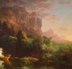 The Voyage of Life: Childhood, by Thomas Cole (1842)