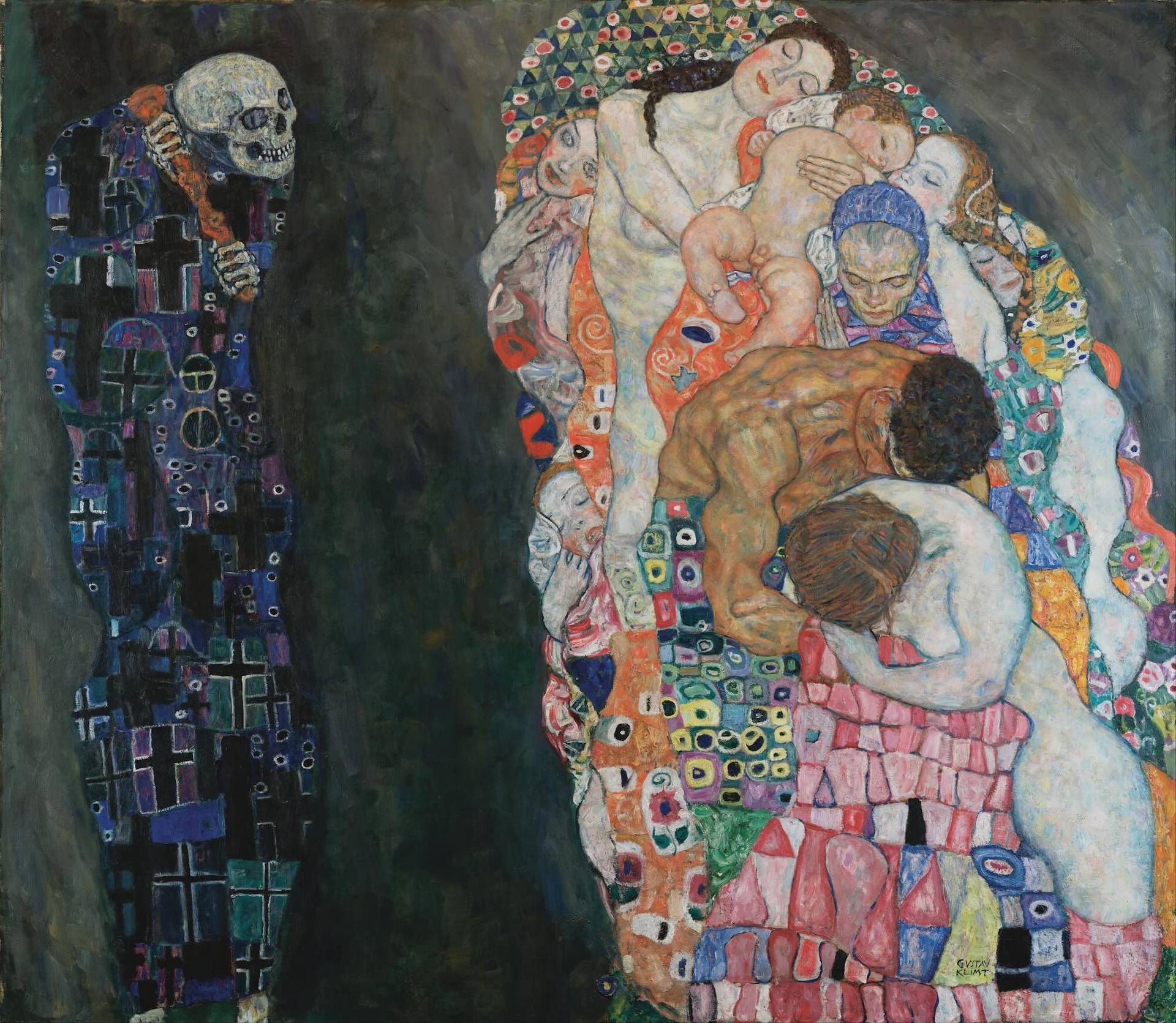 Death and Life, Gustav Klimt, 1910 - 1915
