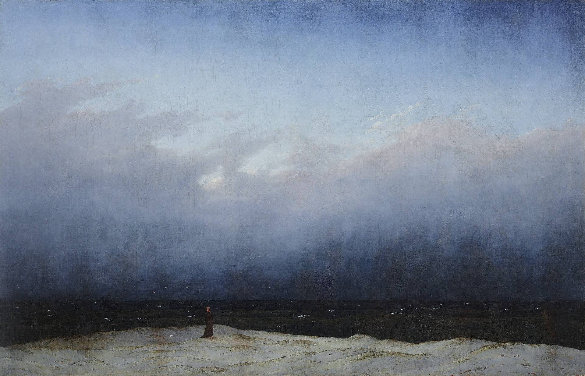 Monk by the Sea, by Caspar David Friedrich (1809)