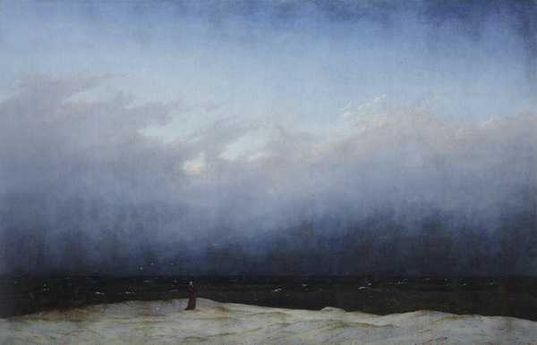 Monk by the Sea, by Caspar David Friedrich (1809)