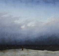Monk by the Sea, by Caspar David Friedrich (1809)