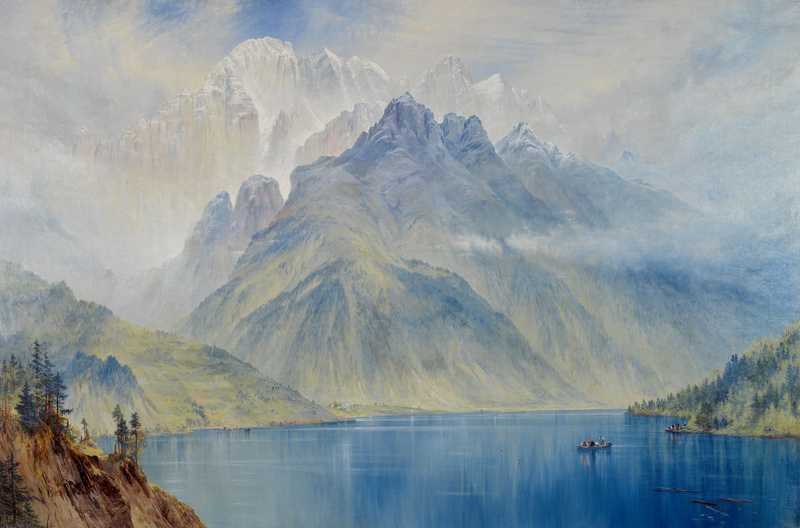 Monte Civetta, by Elijah Walton (1867)