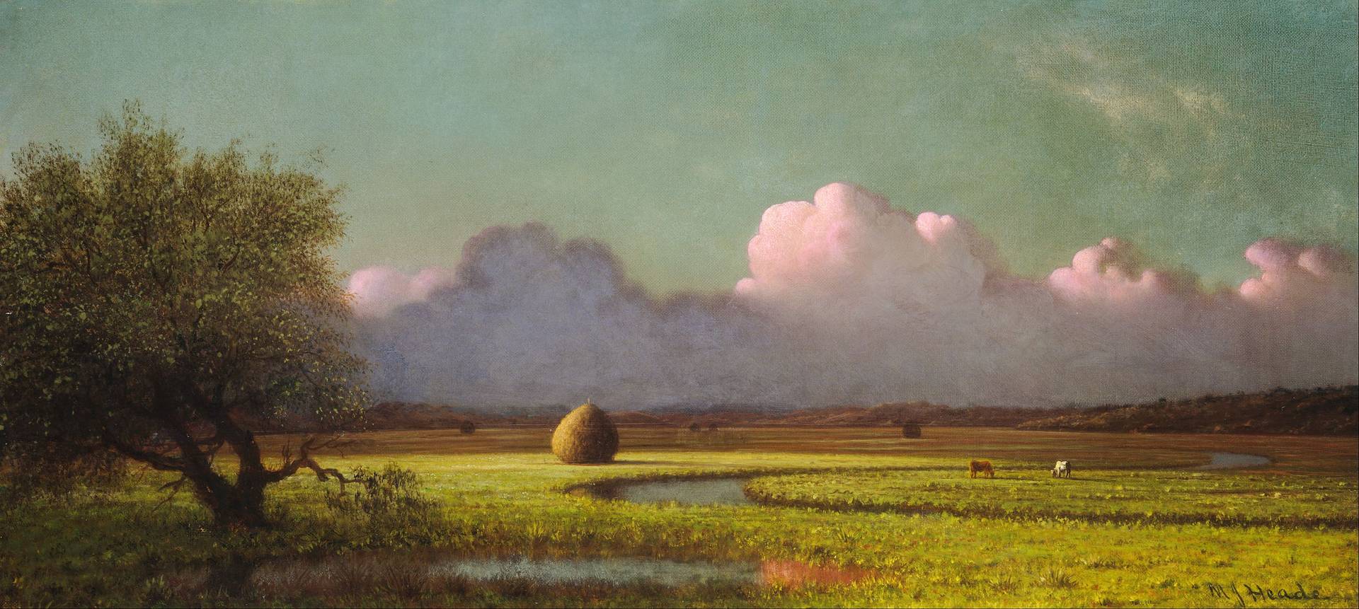 Sunlight and Shadow, The Newbury Marshes, Martin Johnson Heade (c. 1871/1875)