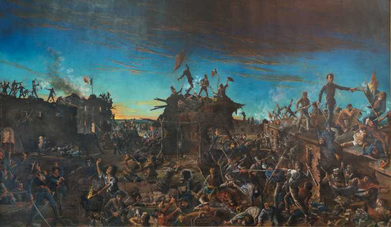 Dawn at the Alamo, Henry Arthur McArdle (1905)