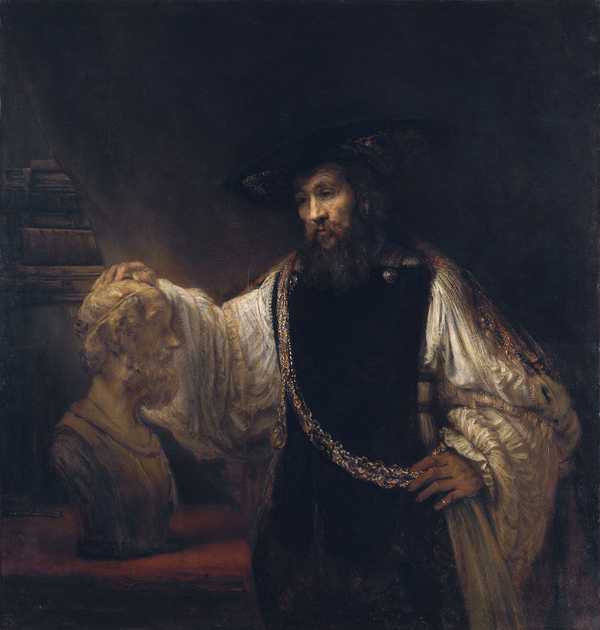 Aristotle with a Bust of Homer, Rembrandt