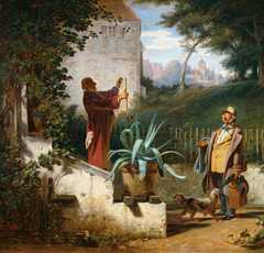 Childhood Friends, by Carl Spitzweg (1855)